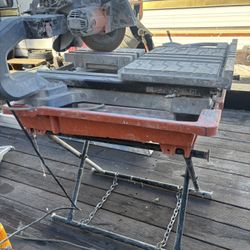 rigid tile cutting machine with everything included