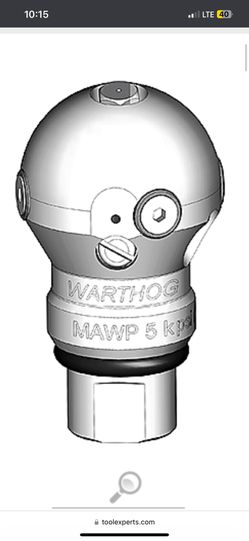 1/2” Warhog Nozzle For Hydro-jetting