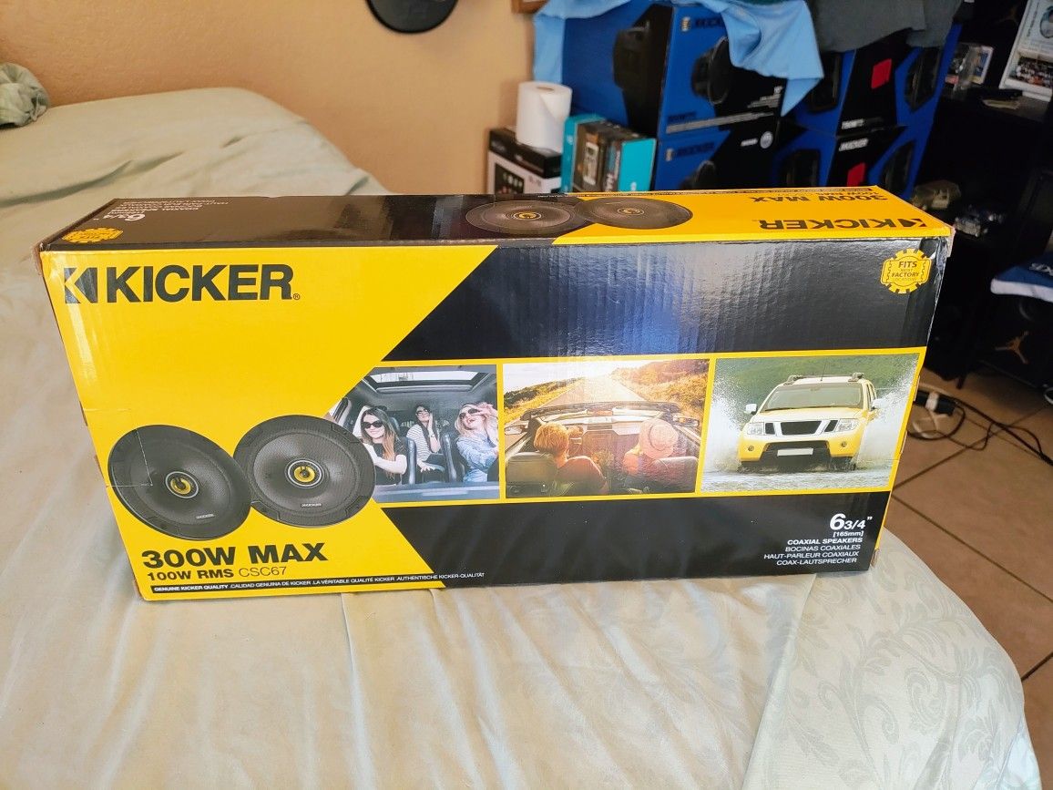 Kickers 6 3/4 Door Speakers. Brand New In Box!!!