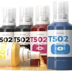 502 Ink Refill Bottles, Compatible Refill Ink Replacement for EPSON.   (U)