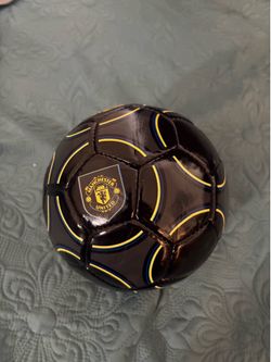 Size 5 Black and Gold Adidas Soccer Ball