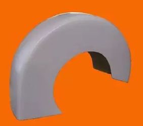 Custom rear motorcycle fender