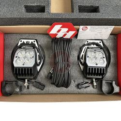 New Assault Industries Squadron Sport Nighthawk Mirror LED Pair Setatv Utv Canam Rzr Polaris