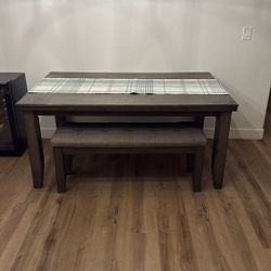 Dining Room Table + Bench