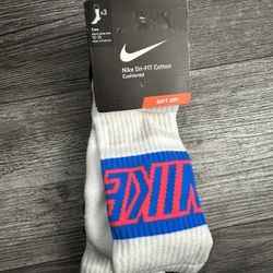 Men’s 2 Pairs Nike Dri-Fit Cotton Cushioned Socks 12-15