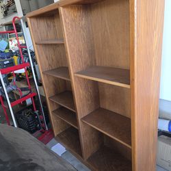 Oak book shelf $60 OBO