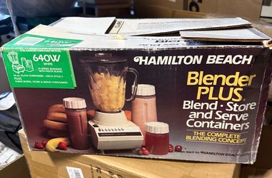 Hamilton Beach Blender Plus