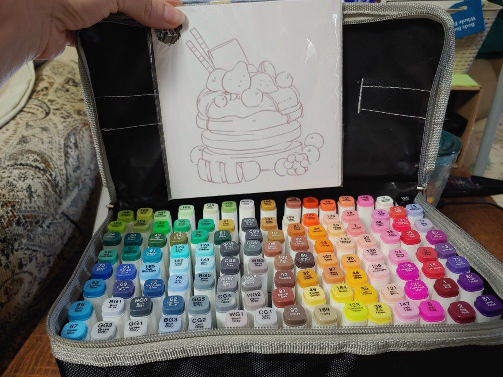 120 Color Alcohol Ink Dual Tip Markers
