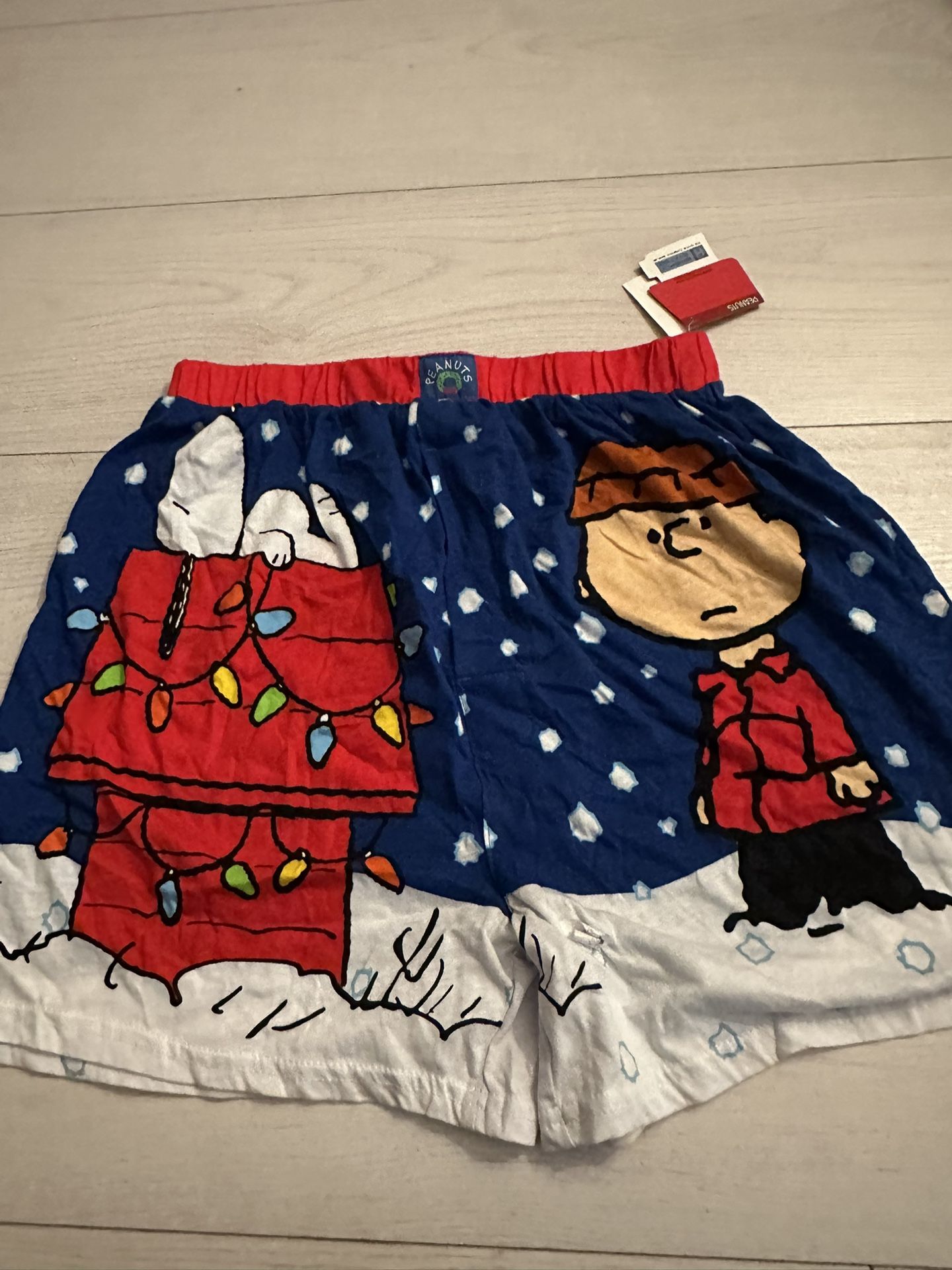 New Christmas snoopy boxers Just chillin Size s