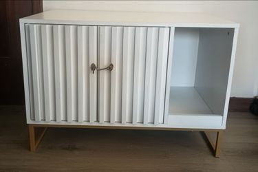 Hidden Litter Box Table