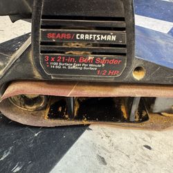 CRAFTSMAN CORDED BELT SANDER