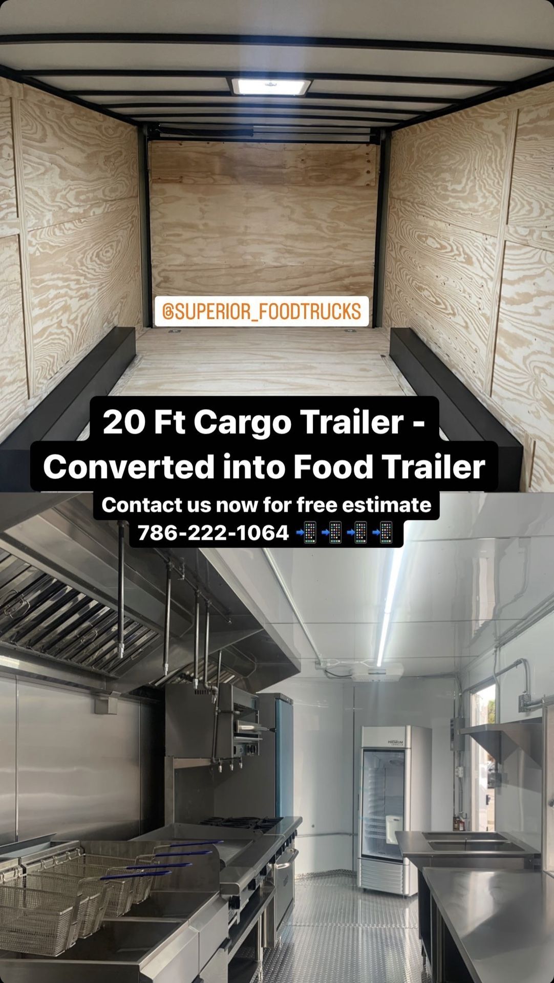**** Custom FOOD TRUCK + FOOD TRAILERS *****