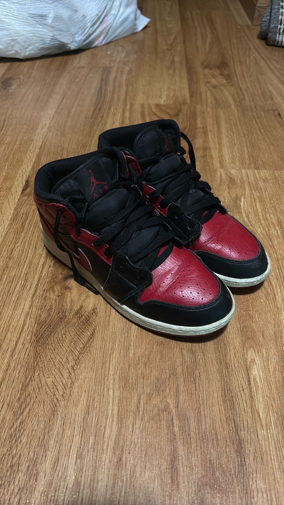 Black And Red Air Jordan 1s
