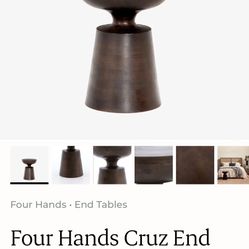 Four Hands Cruz End Table