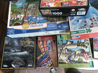 15 Puzzle set boxes, all complete sets.