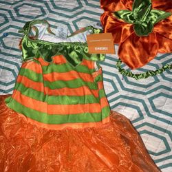 Toddler Pumpkin Dress Costume