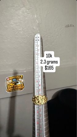 10K Gold Nugget Ring 2.3 Grams
