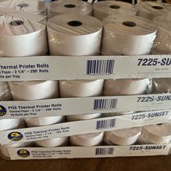 SUNSET 7225  POS Thermal Printer Rolls 2 1/4-200”
