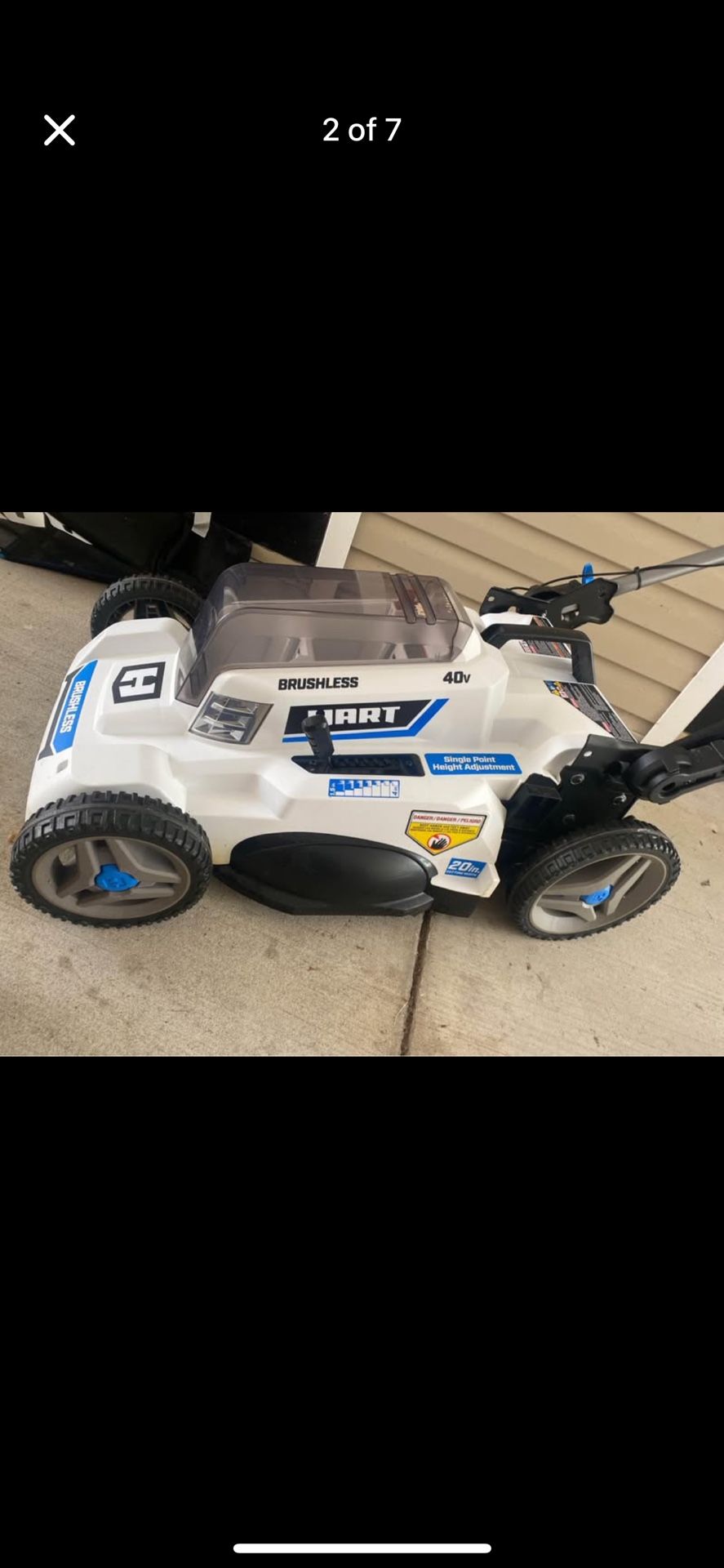 Hart Electric Mower With Blower And Trimer