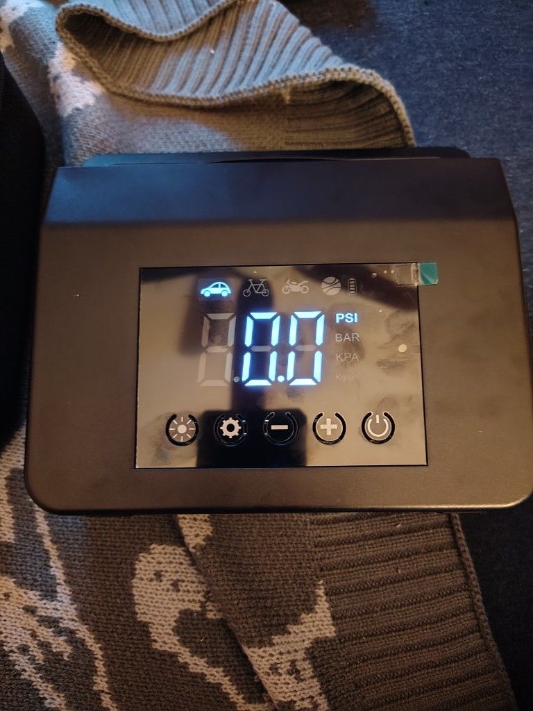 Portable Battery Powered Jumper Cables And Pump For Cars, Bikes, Motorcycles, Balls Etc