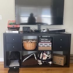 Black TV Stand