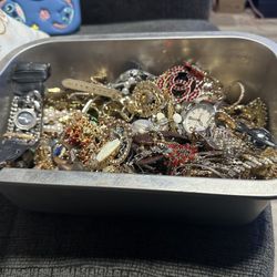 3 Lbs Plus Unsorted Jewelry 
