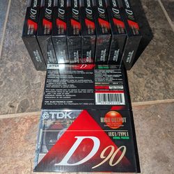 Vintage cassette tapes