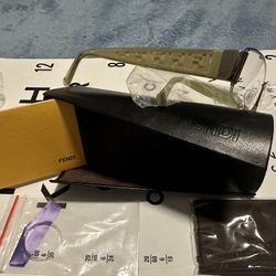 NEW FENDI prescription Glasses Frames With Case Cloth And COA