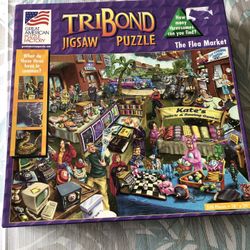 Tri Bond “The Market” 550 Pc Puzzle - Complete