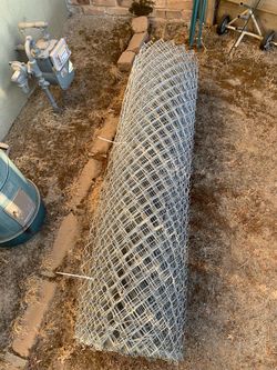 Chain link fence roll 6 feet tall by 50 feet long