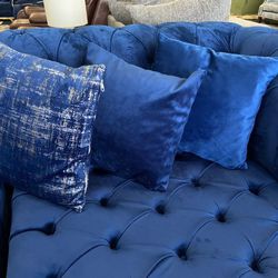 Lara Blue Sectional 🌼Furniture Livingroom Couch Sofa 
