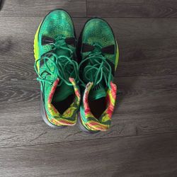 Size 15 Green Kyrie Basketball Shoes