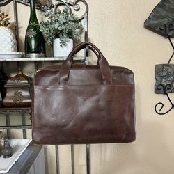 Leather londo laptop carrier