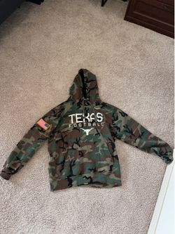 Camouflage Texas Football Hoodie - LARGE