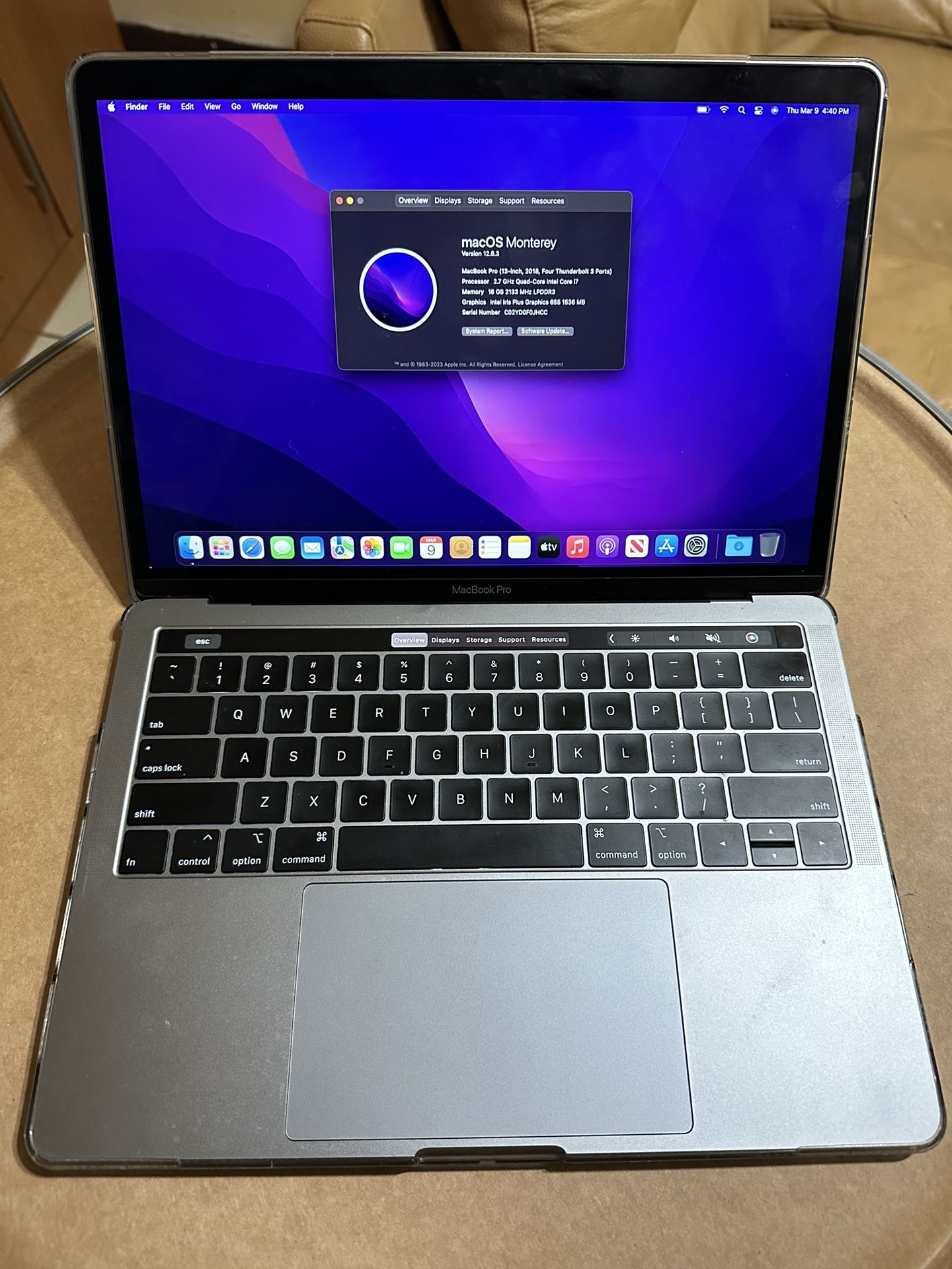 MacBook Pro (13インチ, 1TB, 16GB) 2020 Apple MacBook Pro with 2.0GHz Intel Core i5 (13-inch, 16GB