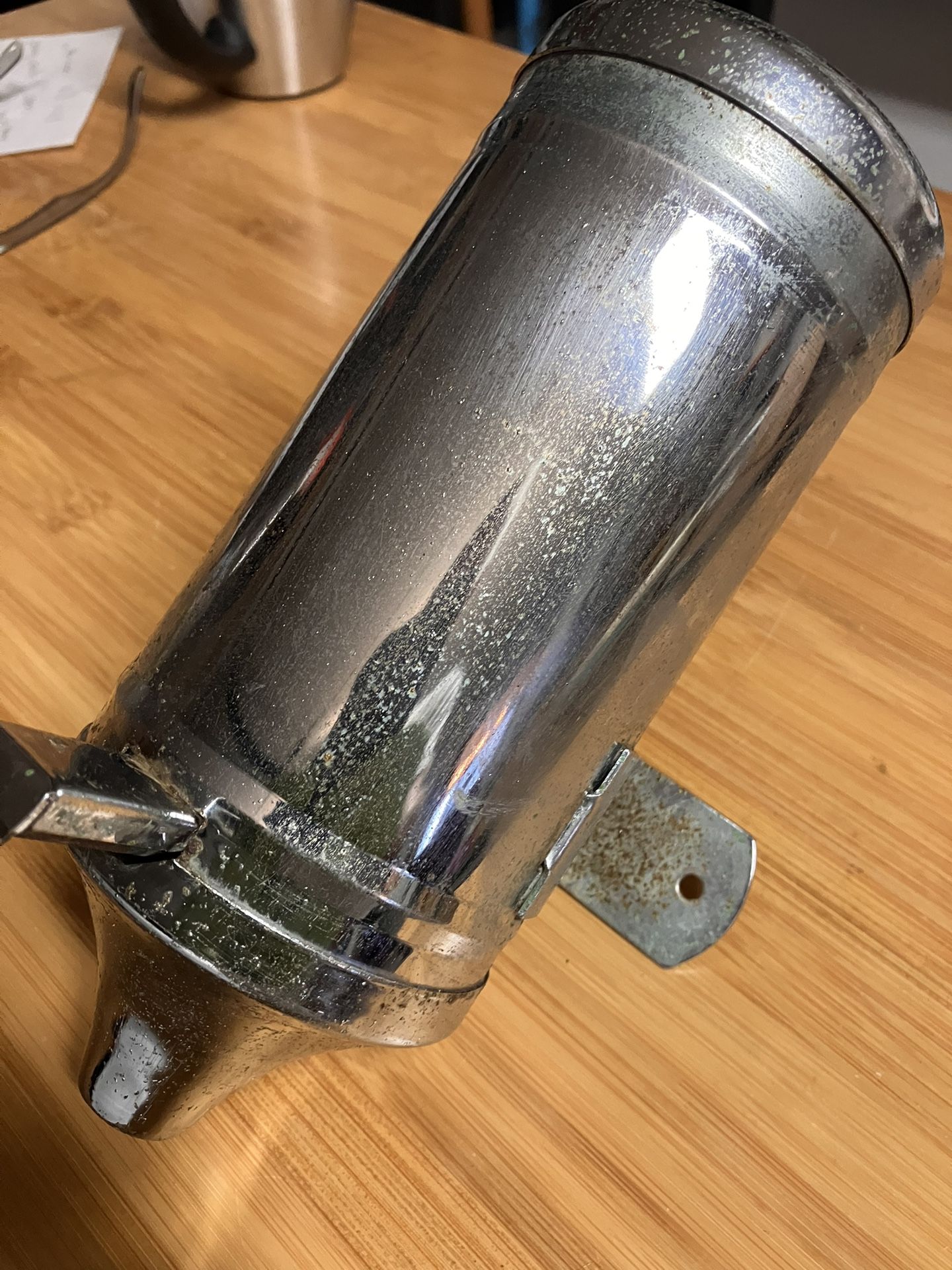 Cool, Vintage Powder Soap Dispenser For Garage