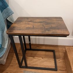 Keasha Wood and Metal C-Table