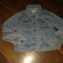 Girl Jean Jacket Size M 7/8