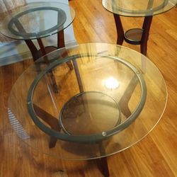 Set Glass Table 