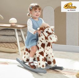 Rocking Horse, Kids Plush Animal Rocker
