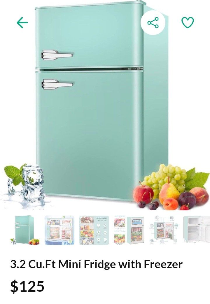 Mini Fridge with Freezer, 3.2 Cu.Ft Compact Refrigerator with freezer - New  In Box for Sale in Simi Valley, CA - OfferUp