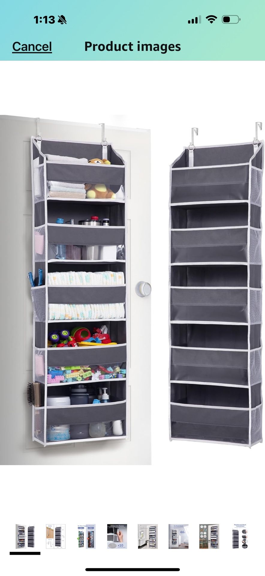 Door organizer
