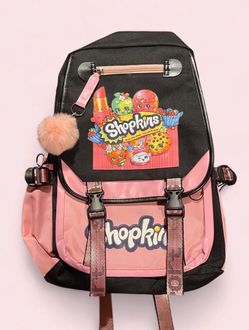 Pink Shopkin backpack