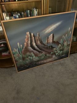 Large 45X 37 Oil Painting