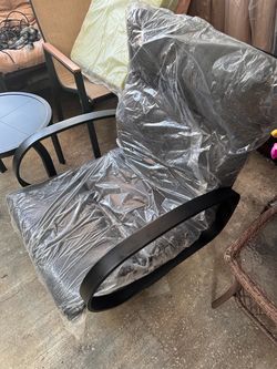 NEW NATURAL EXPRESSIONS (1 CHAIR AND 1 TABLE) GREY/BLACK