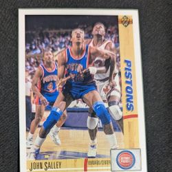 1991-92  UPPER Deck #190  John Salley Detroit Pistons Bad Boys 