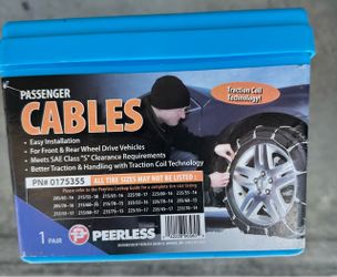 New set of snow chain cable