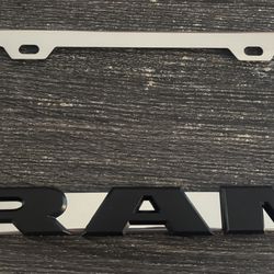 Dodge Ram License Plate Frame X 2 