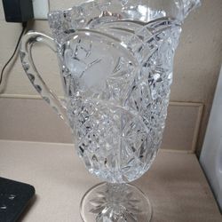 Beautiful Crystal Pitcher