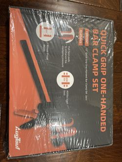 AugTouf Bar Clamps for Woodworking, 12" (2pcs) 